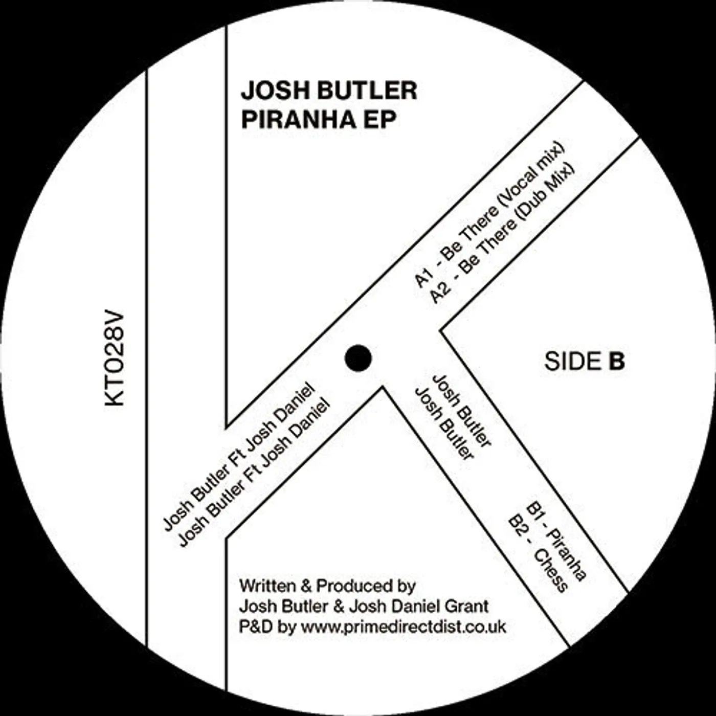 Josh Butler PIRANHA Vinyl Record
