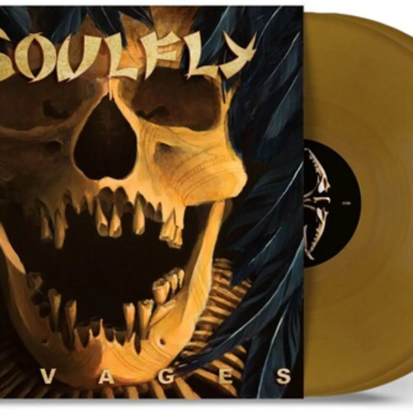 Soulfly SAVAGES - GOLD Vinyl Record