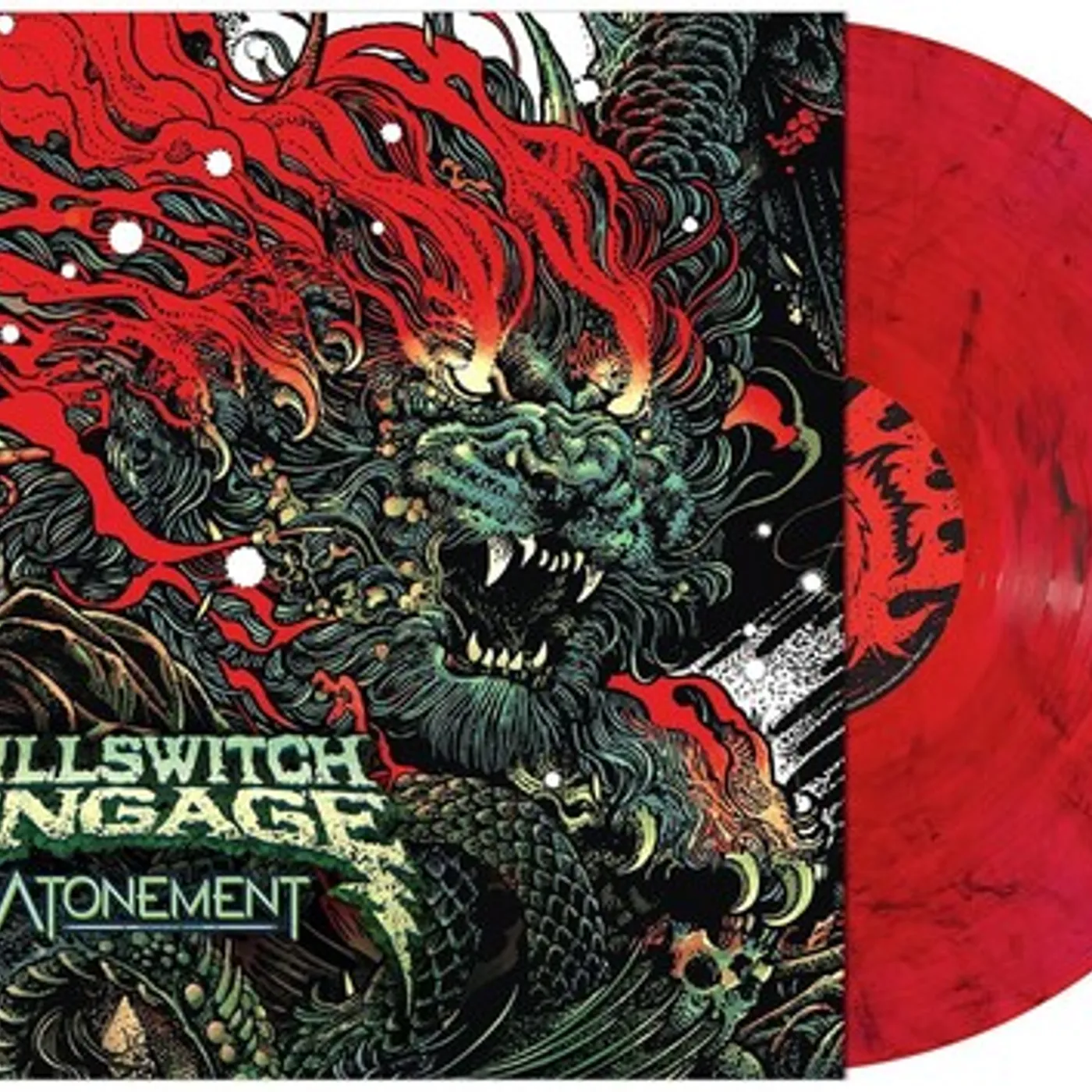 Killswitch Engage Atonement (Red Smoke) Vinyl Record