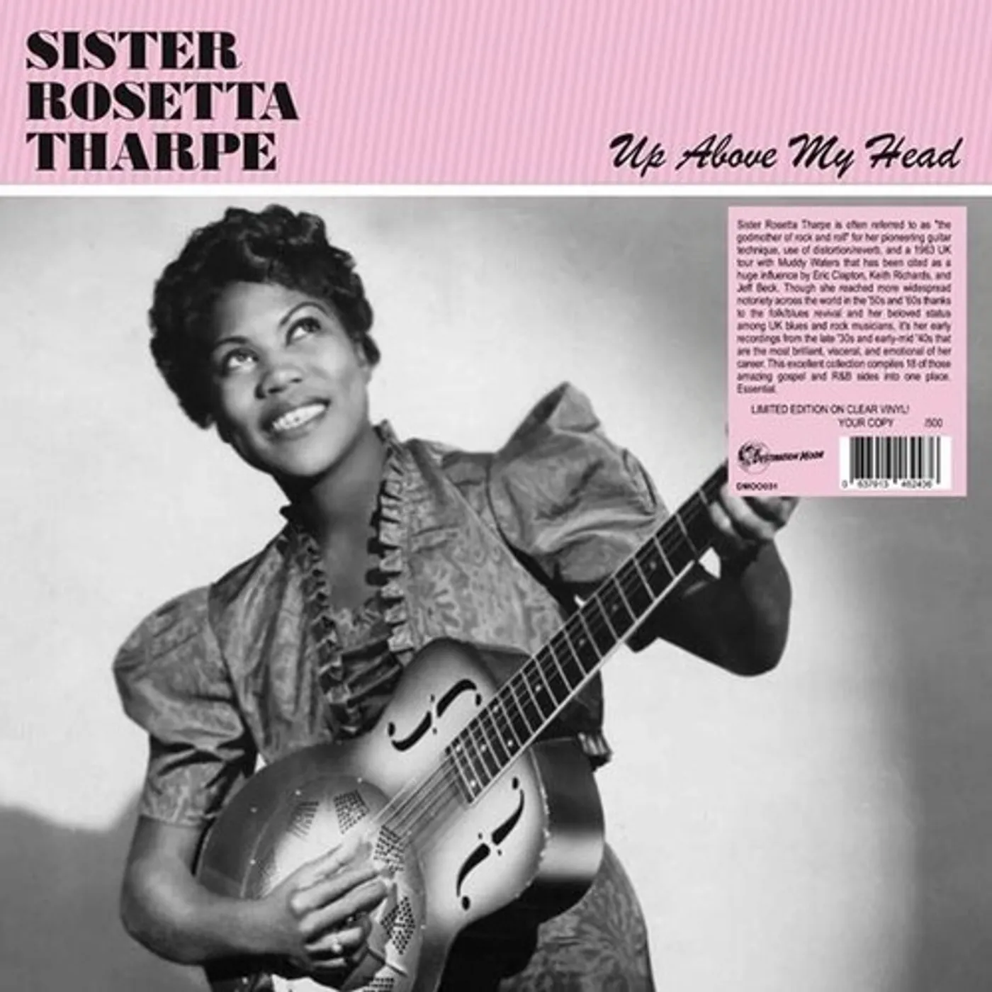 Sister Rosetta Tharpe UP ABOVE MY HEAD Vinyl Record