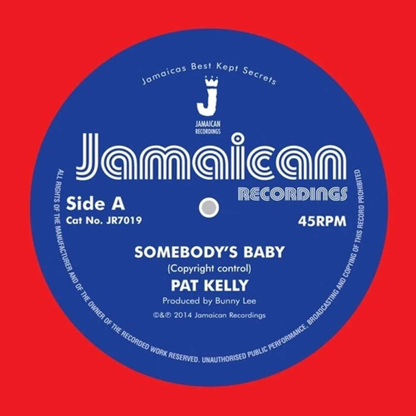 Pat Kelly SOMEBODY'S BABY / I'M IN THE MOOD FOR LOVE Vinyl Record