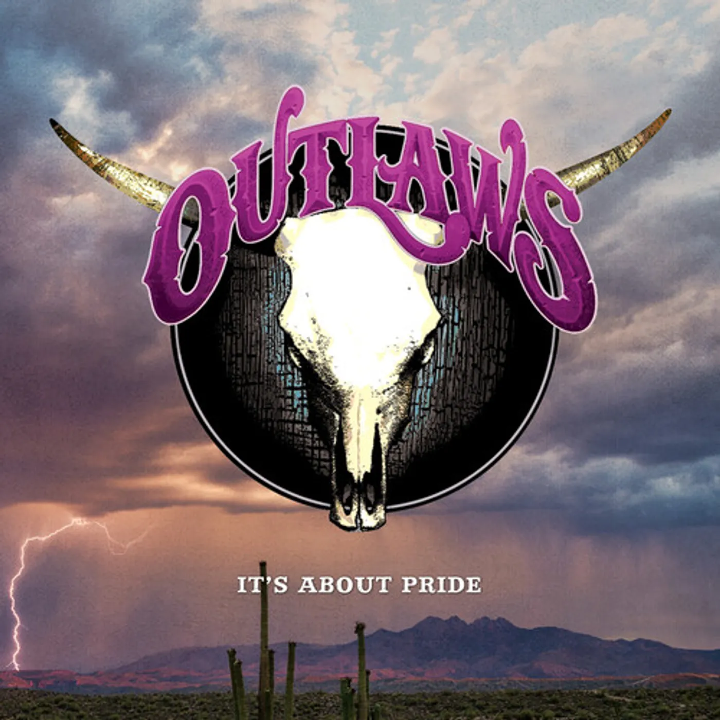 Outlaws IT'S ABOUT PRIDE - PURPLE MARBLE Vinyl Record