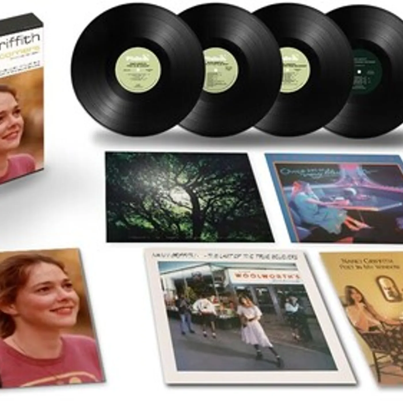 Nanci Griffith WORKING IN CORNERS Vinyl Record