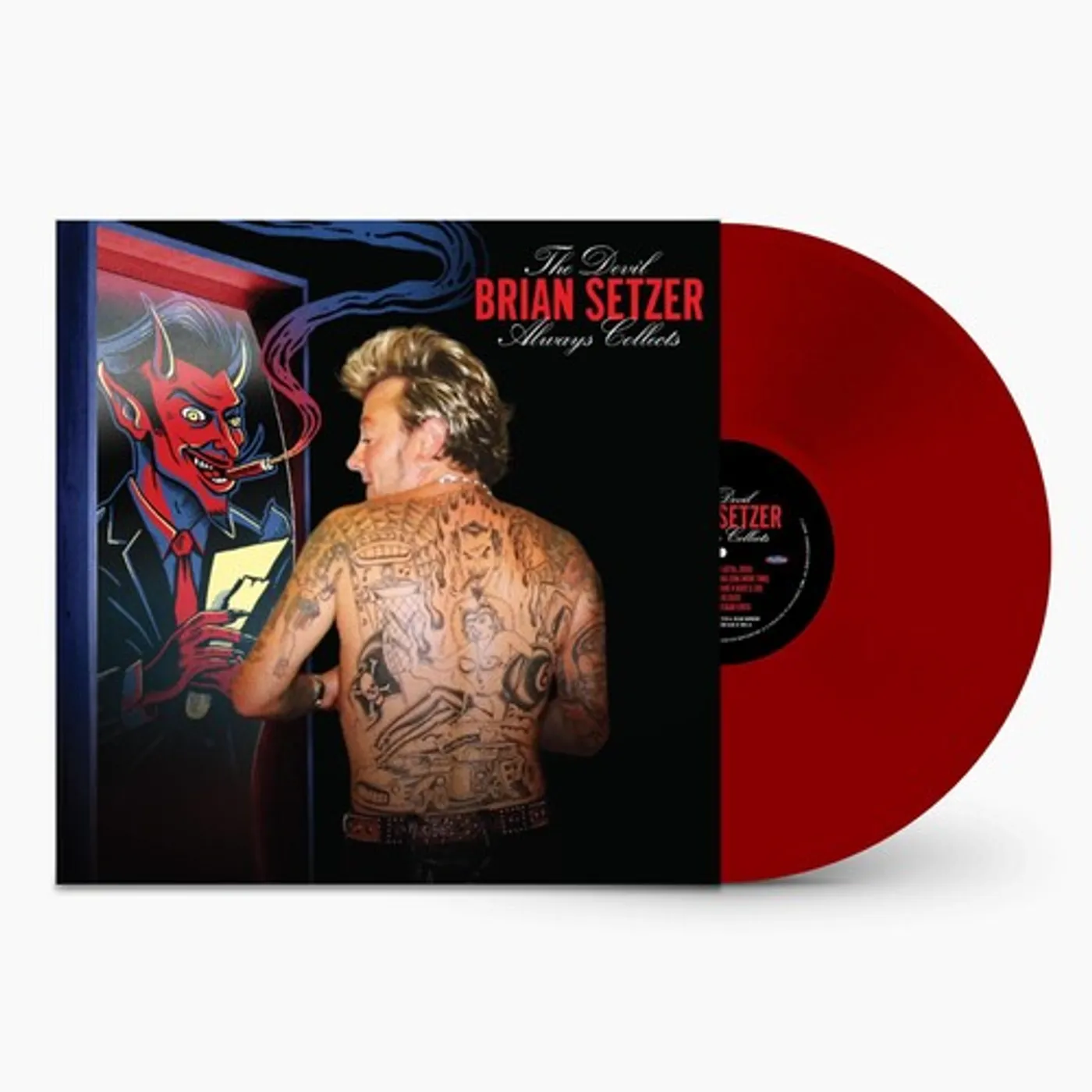 Brian Setzer Devil Always Collects Vinyl Record