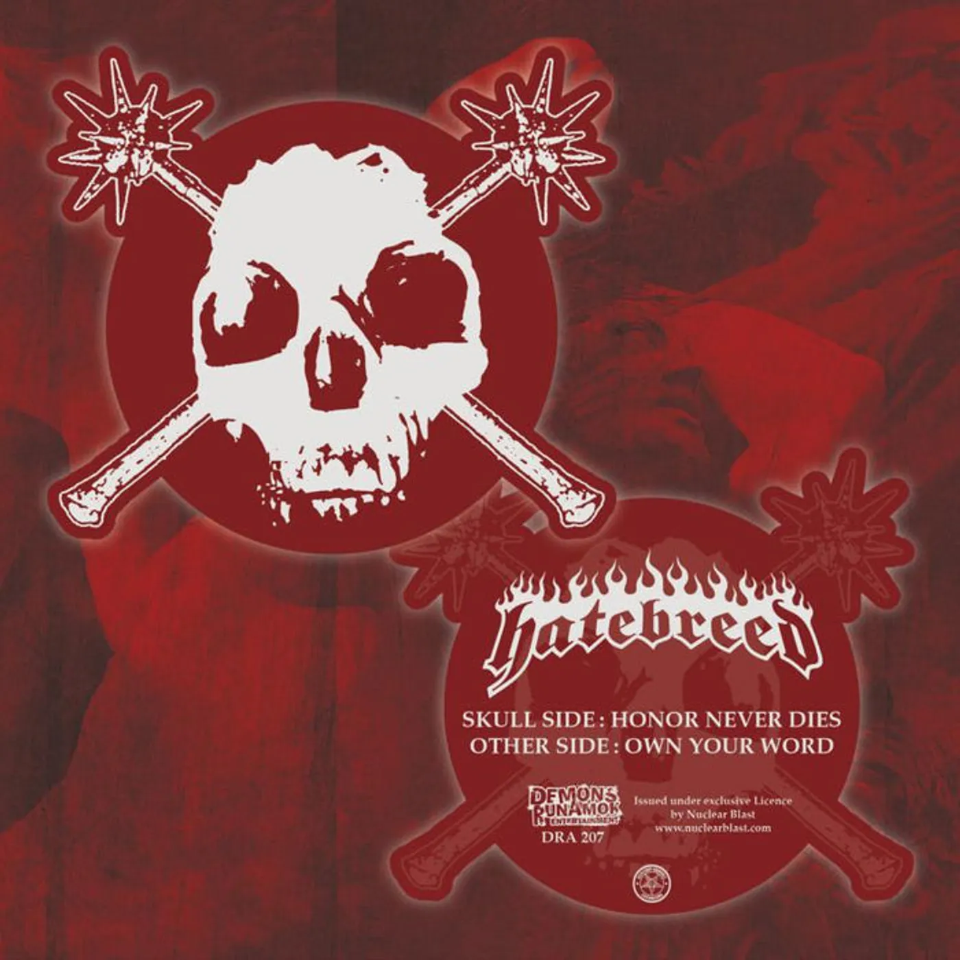 Hatebreed HONOR NEVER DIES / OWN YOUR WOR Vinyl Record
