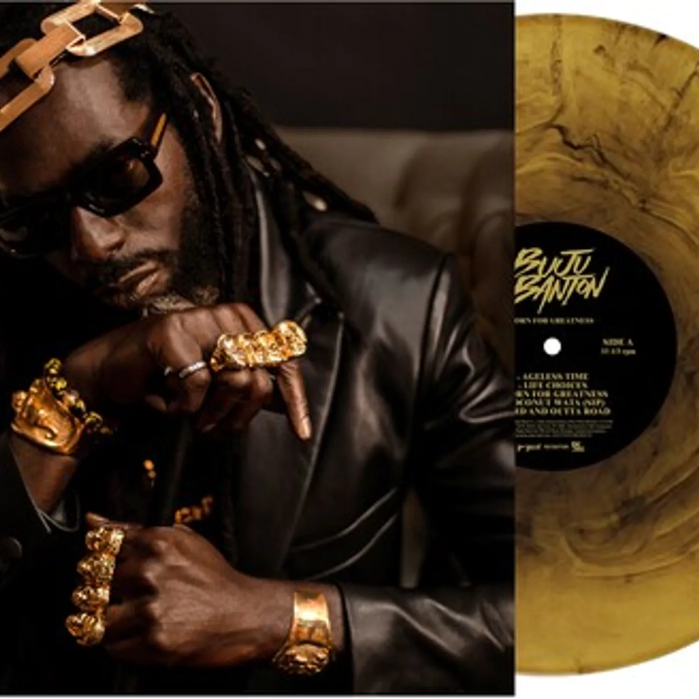 Buju Banton BORN FOR GREATNESS Vinyl Record