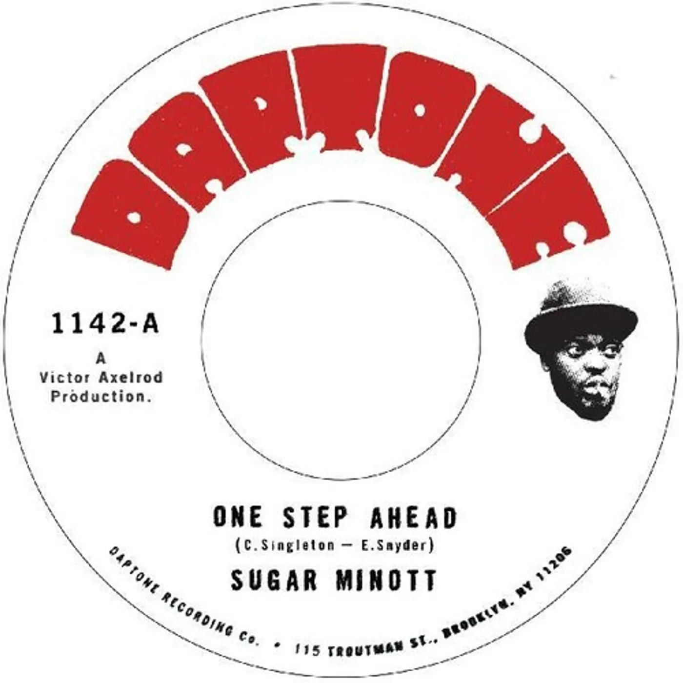 Sugar Minott ONE STEP / INSTRUMENTAL Vinyl Record