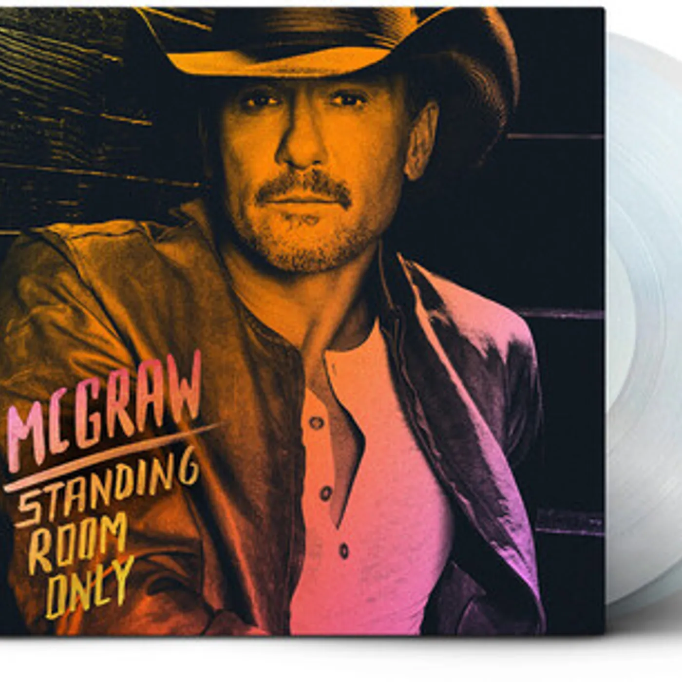 Tim McGraw Standing Room Only (Clear) Vinyl Record