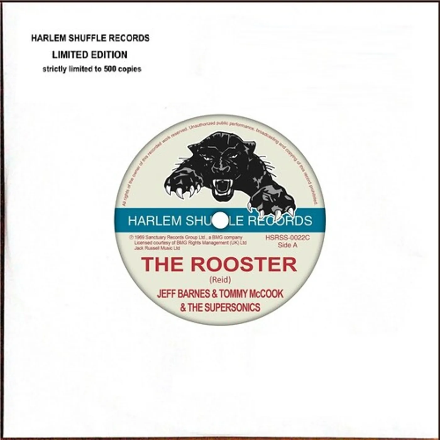 Tommy McCook ROOSTER / SAINT Vinyl Record