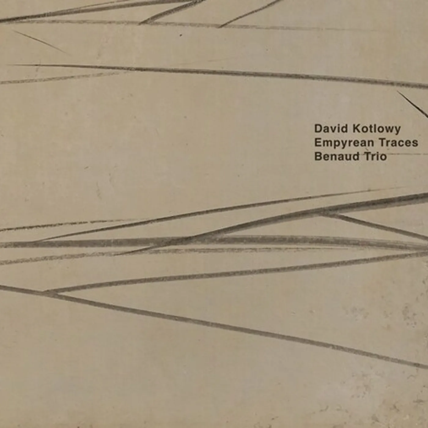 Benaud Trio EMPYREAN TRACES CD