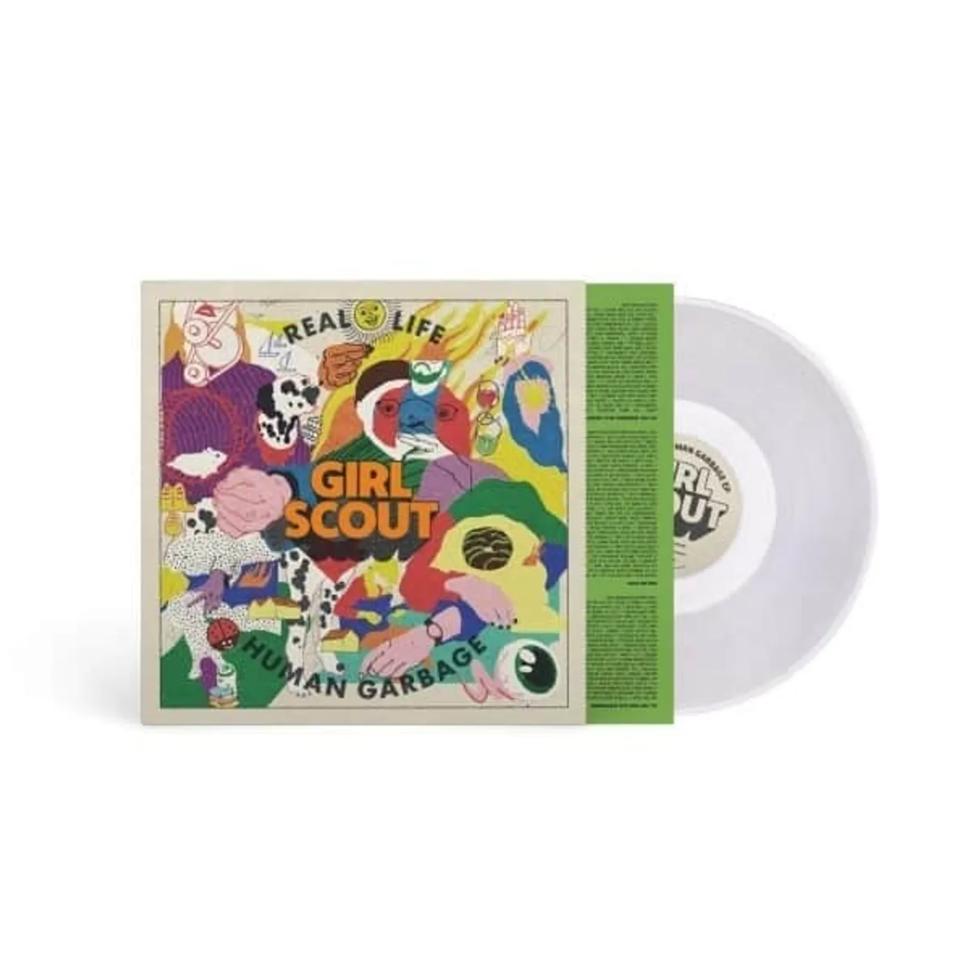 Girl Scout REAL LIFE HUMAN GARBAGE / GRANNY MUSIC Vinyl Record