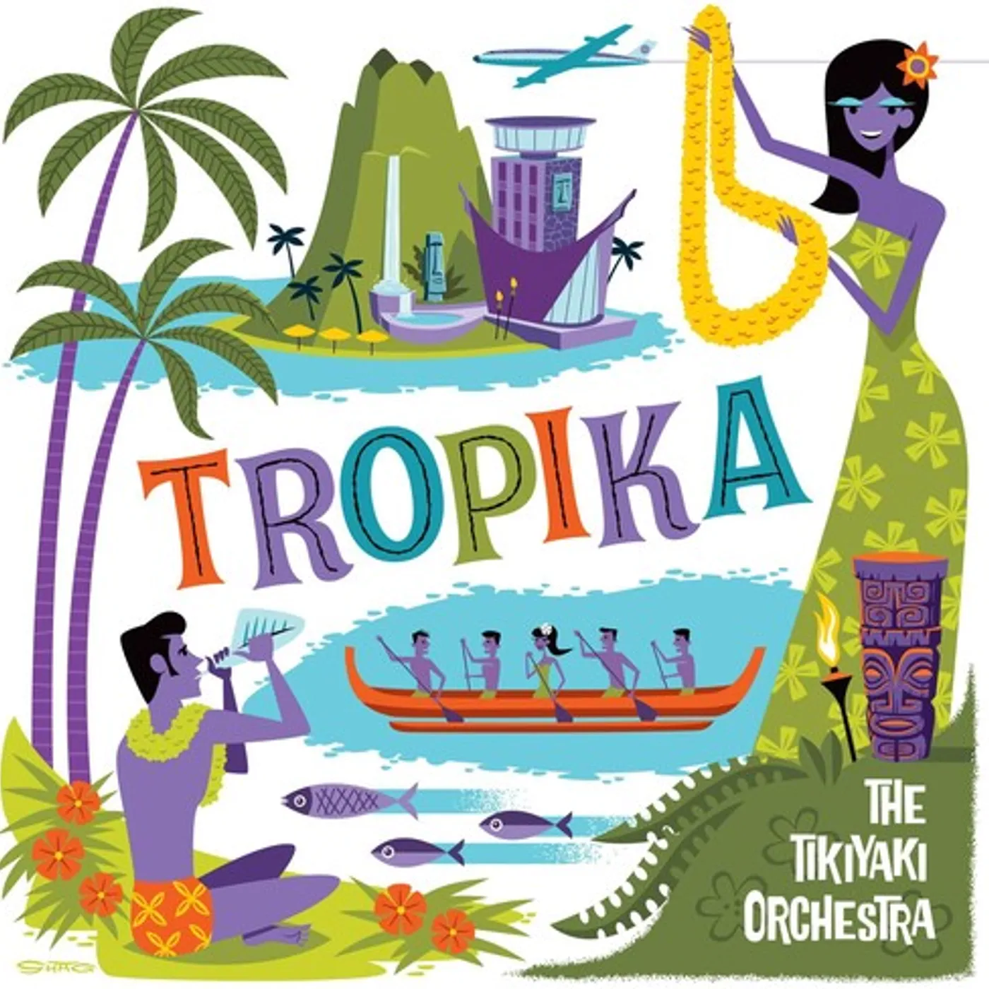 The Tikiyaki Orchestra "TROPIKA" Vinyl Record