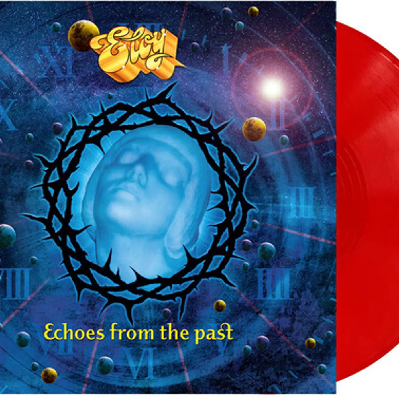 Eloy ECHOES FROM THE PAST - RED Vinyl Record