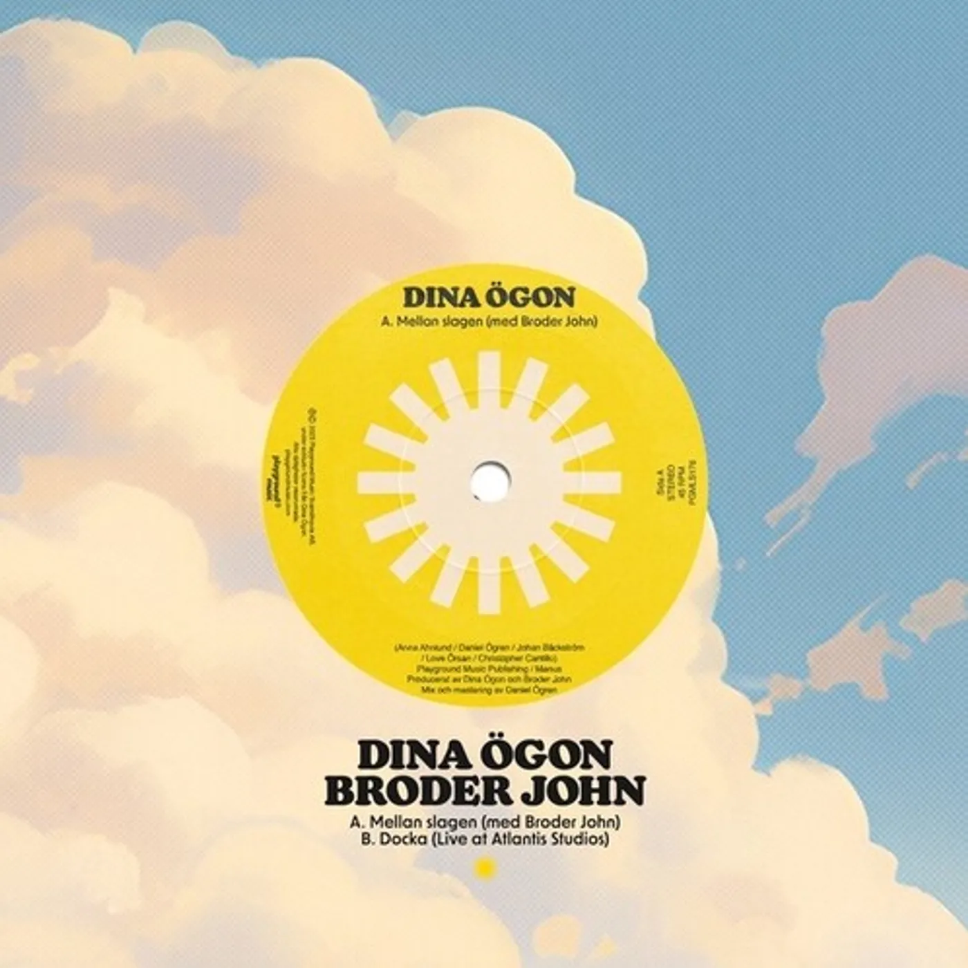 Dina Ögon MELLAN SLAGEN Vinyl Record