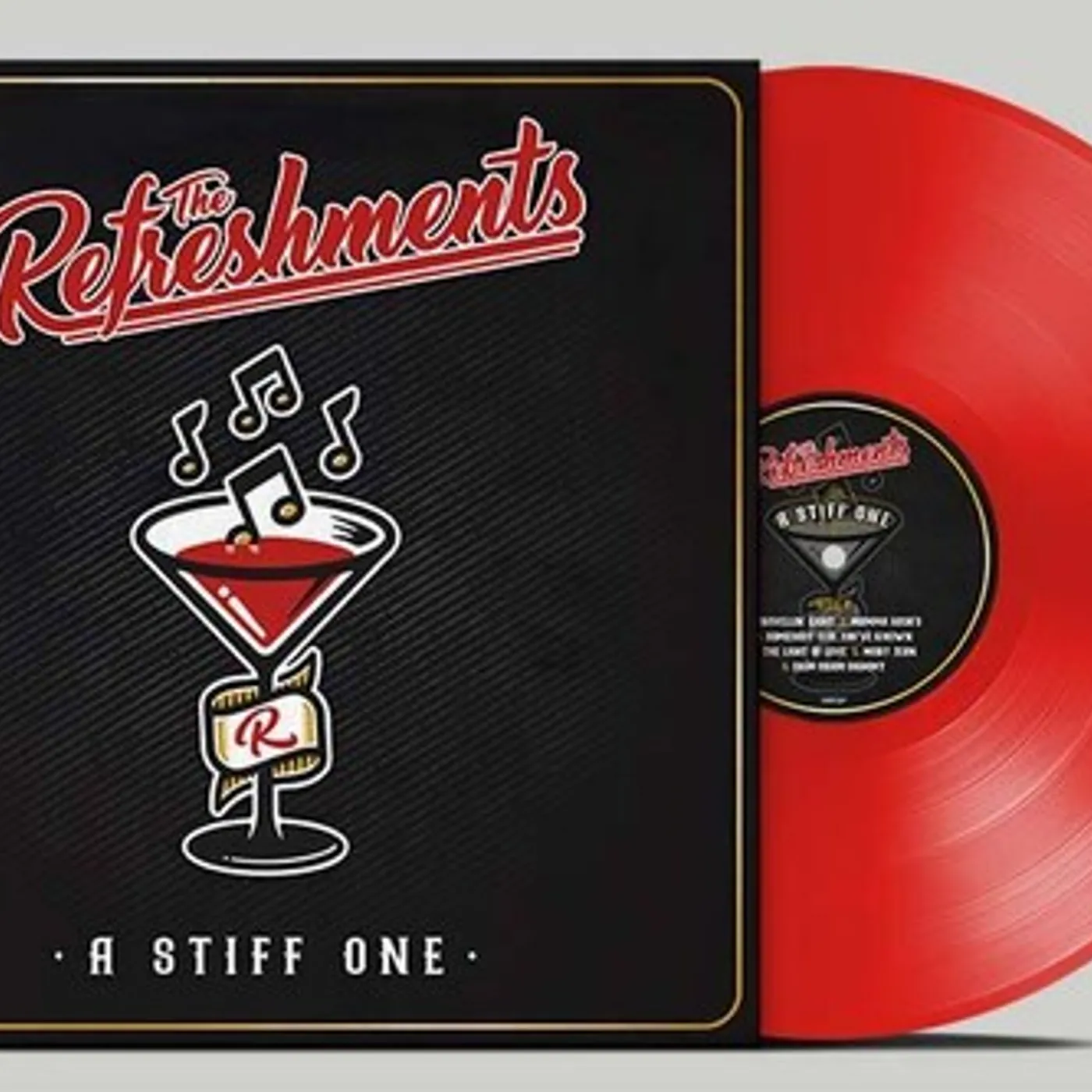 Refreshments STIFF ONE - RED Vinyl Record