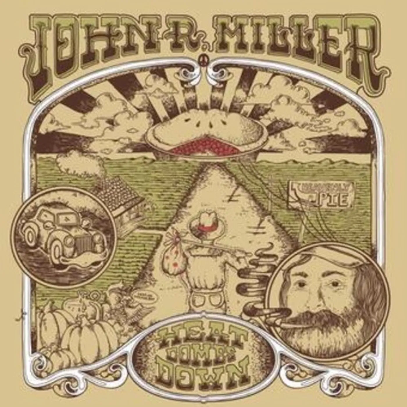 John R. Miller HEAT COMES DOWN Vinyl Record