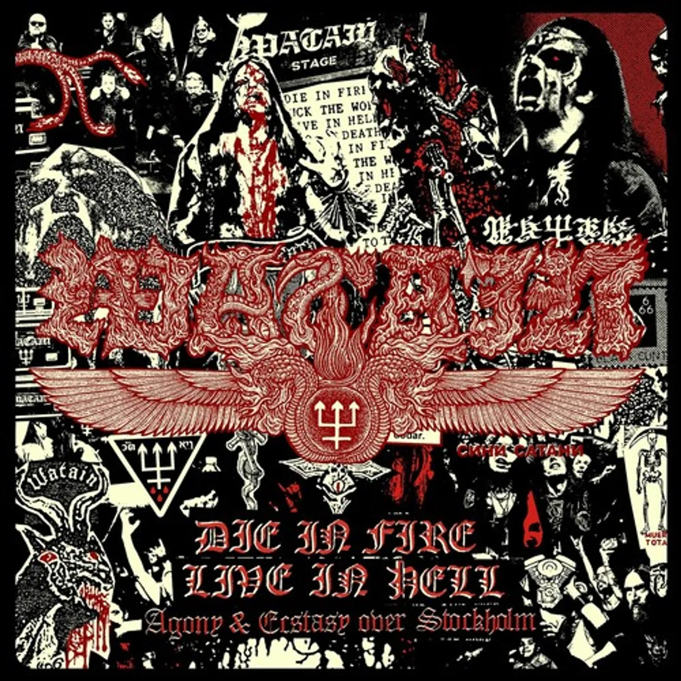 Watain DIE IN FIRE - LIVE IN HELL CD