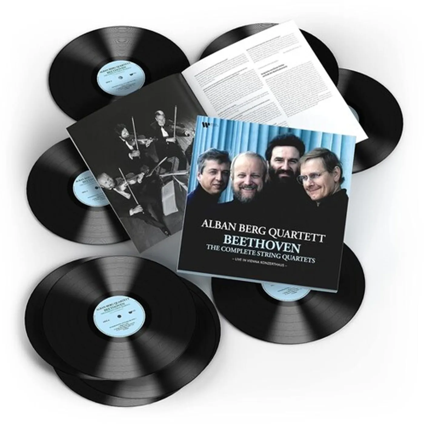 Alban Berg BEETHOVEN: COMPLETE STRING QUARTETS (1989 LIVE Vinyl Record