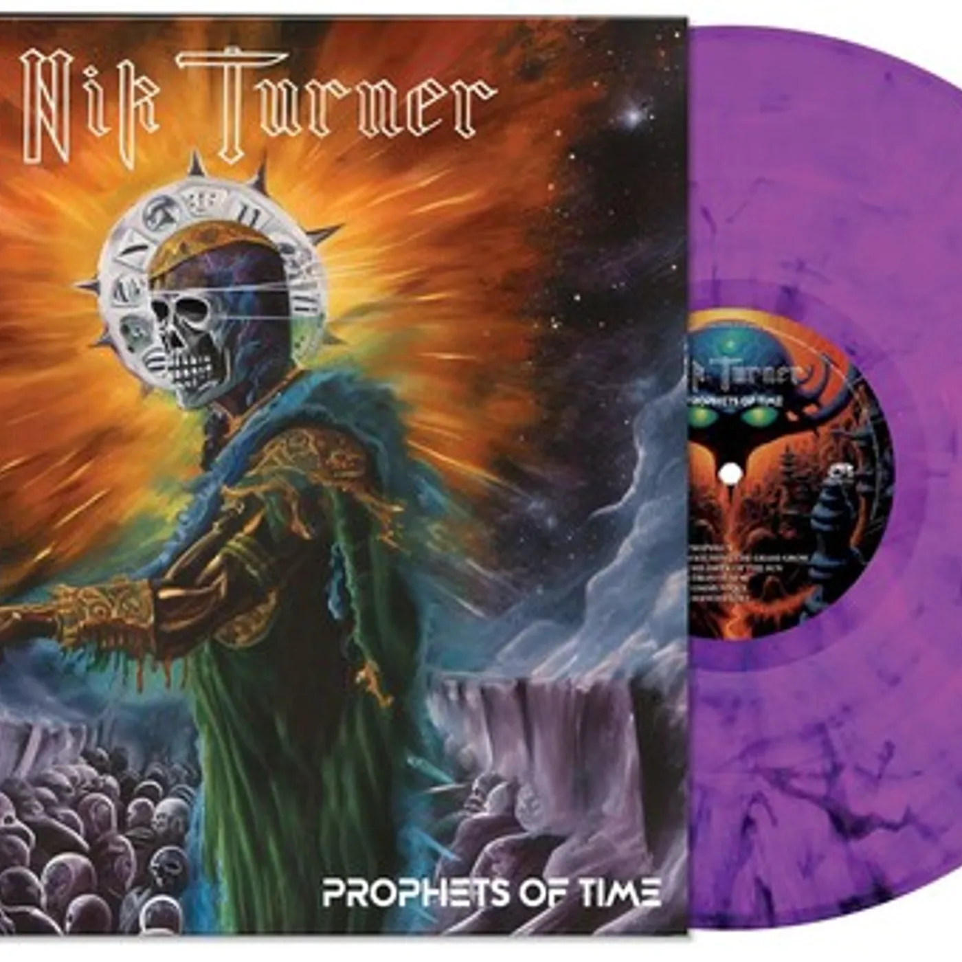 Nik Turner PROPHETS OF TIME - PURPLE MARBLE Vinyl Record