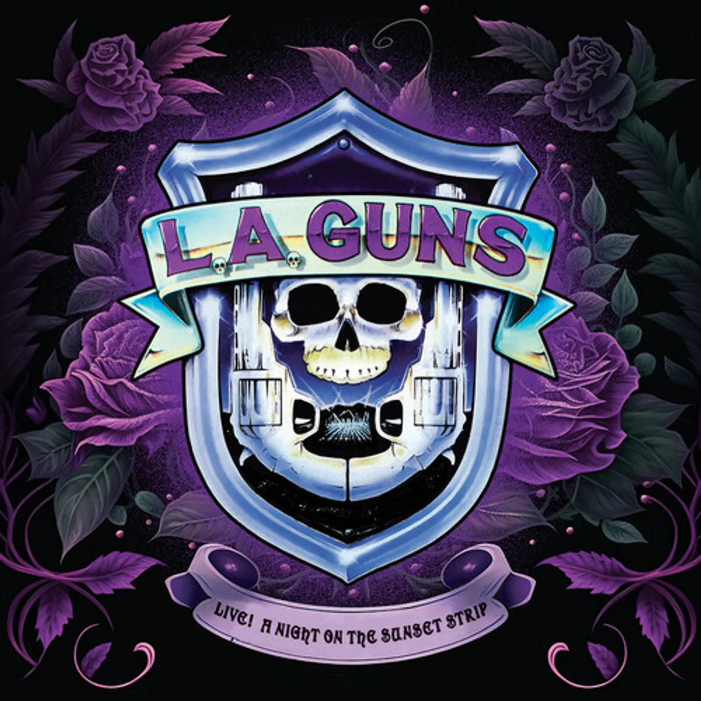 L.A. Guns Live! A Night On The Sunset Strip (Purple) Vinyl Record