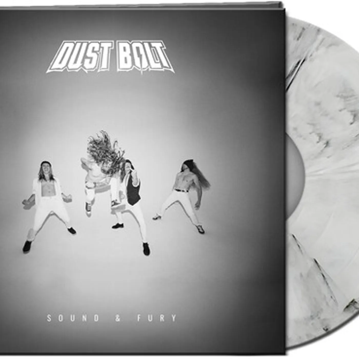 Dust Bolt Sound & Fury - White/black Marbled Vinyl Record