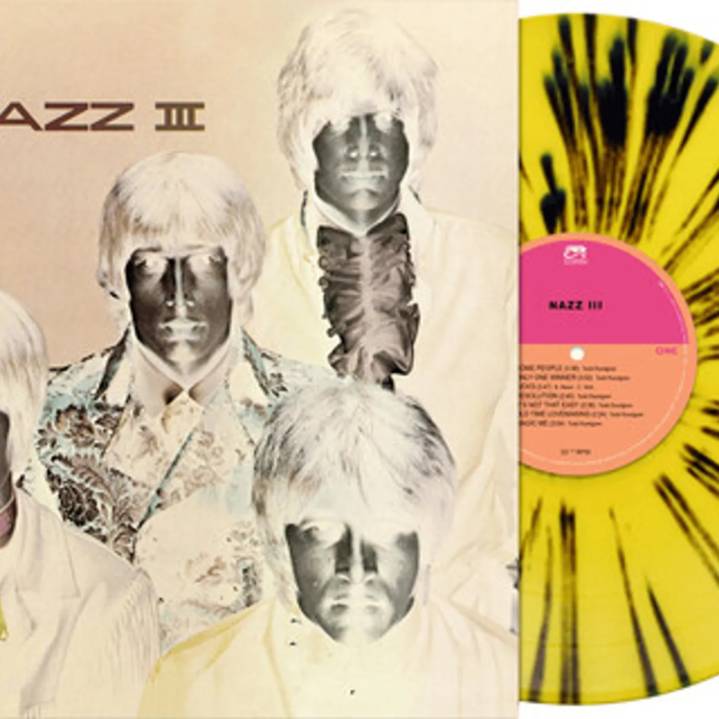 Nazz III (Yellow/Black Splatter) Vinyl Record