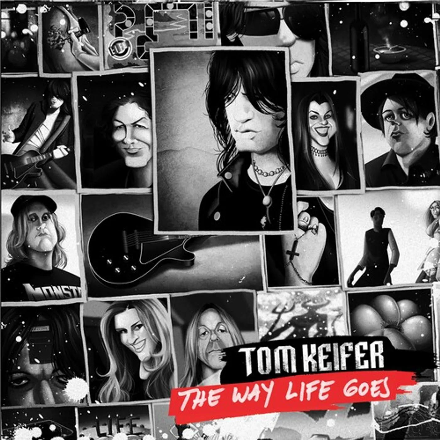 Tom Keifer Way Life Goes (2LP/Red/Black/White Splatter) Vinyl Record