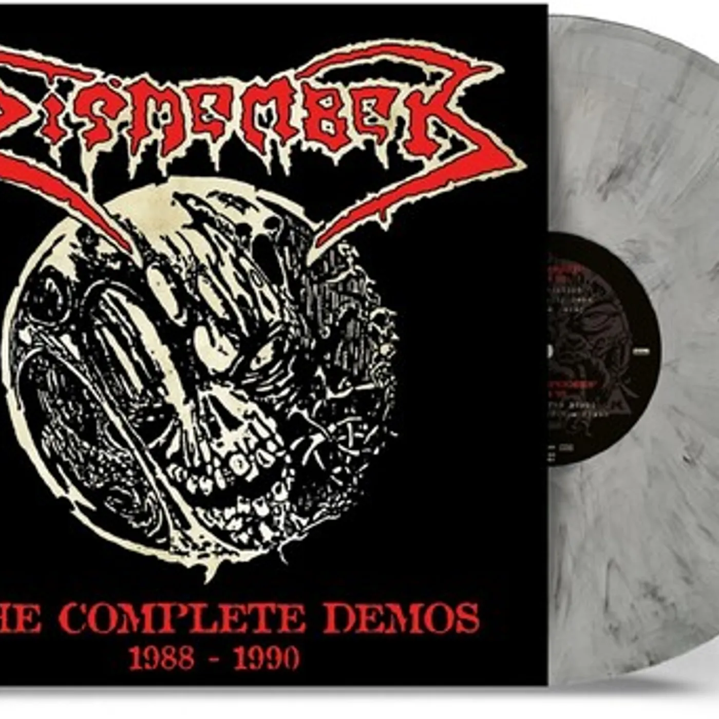 Dismember COMPLETE DEMOS 1988-1990 - GRAY MARBLE Vinyl Record