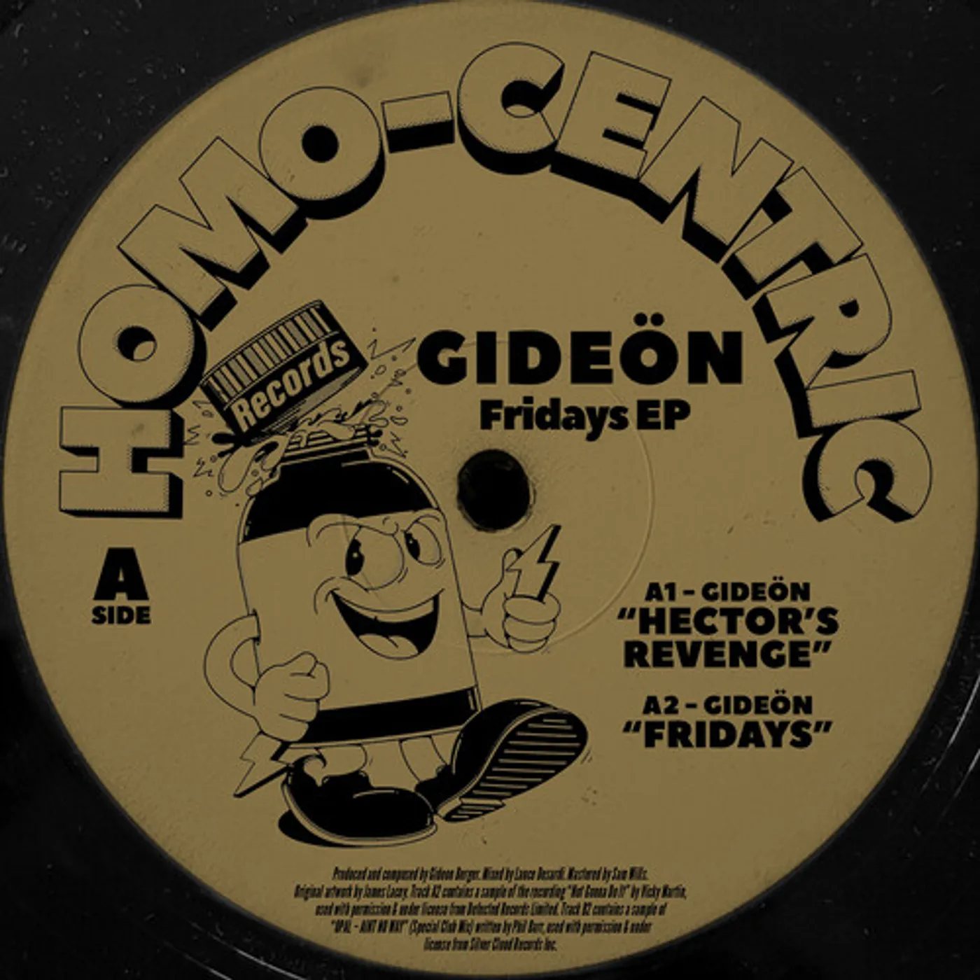 Gideon FRIDAYS EP Vinyl Record