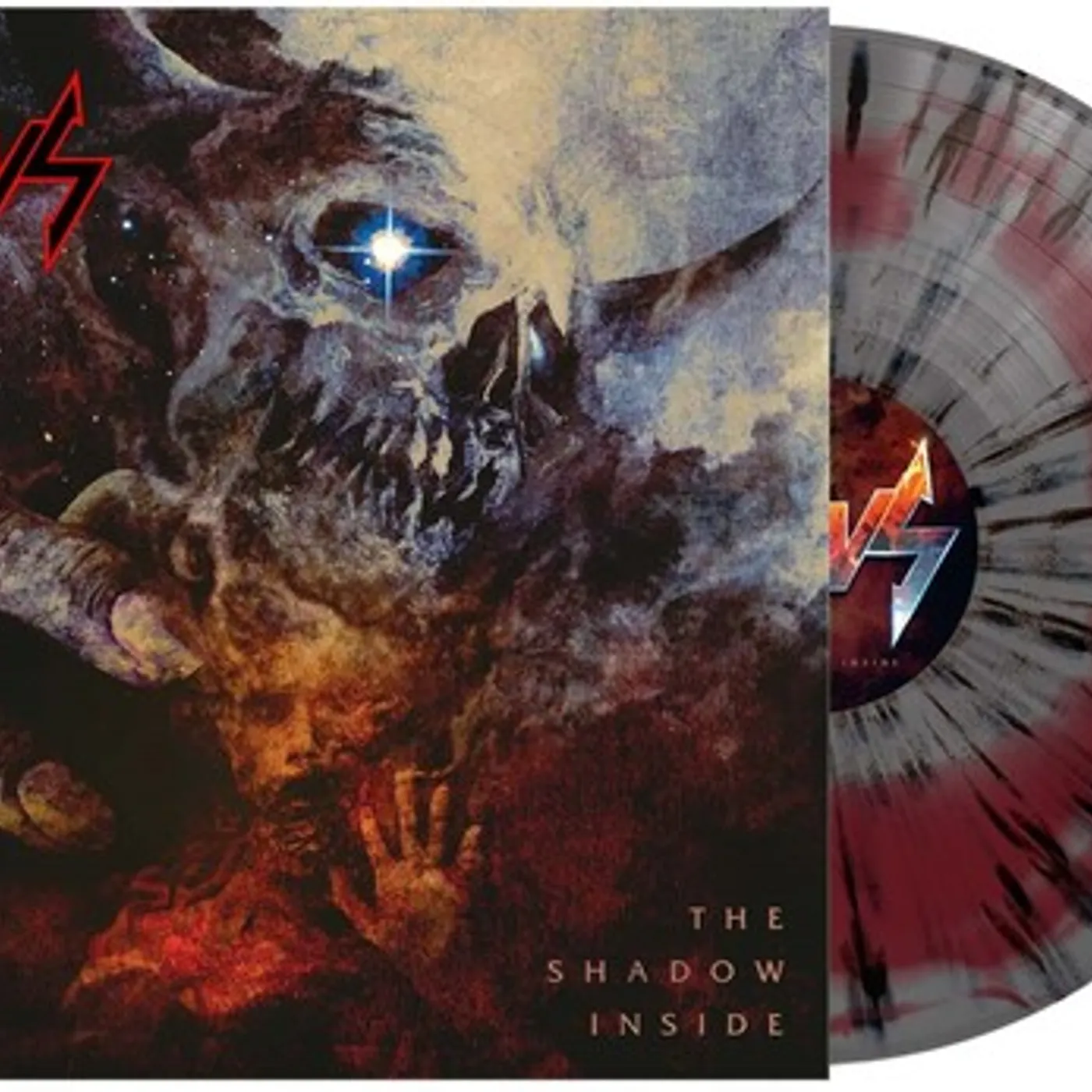 Sadus Shadow Inside (Silver,Red&Black Splatter) Vinyl Record