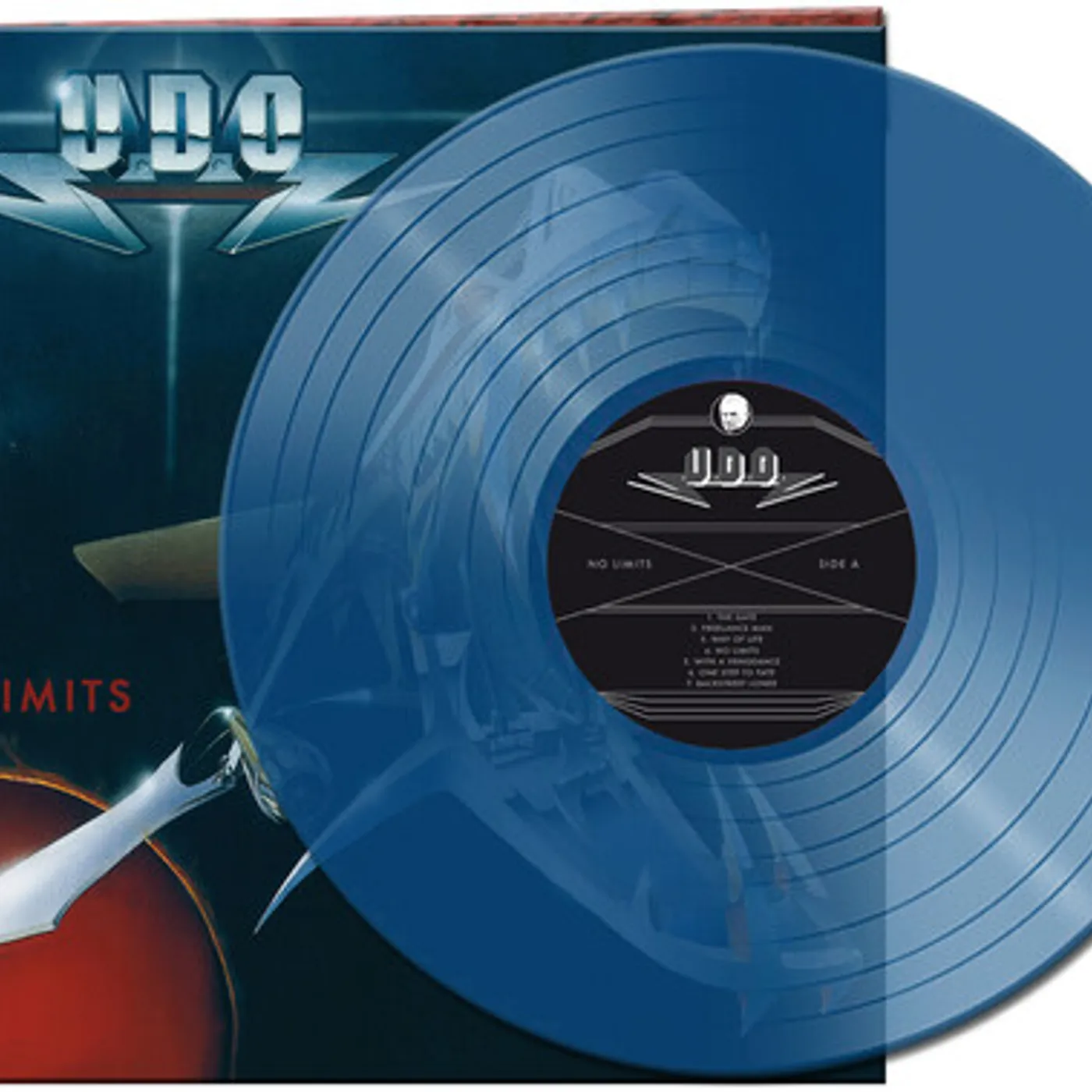 U.D.O. NO LIMITS - CLEAR BLUE Vinyl Record