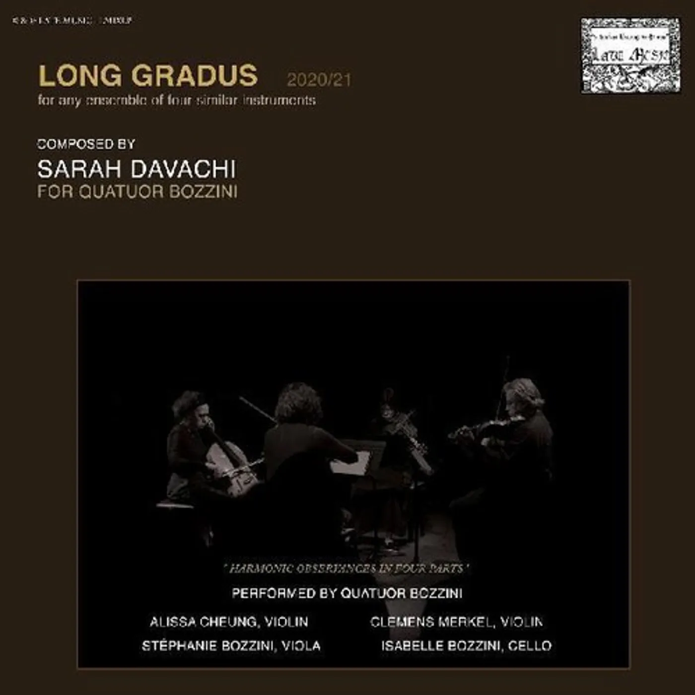 Sarah Davachi LONG GRADUS Vinyl Record