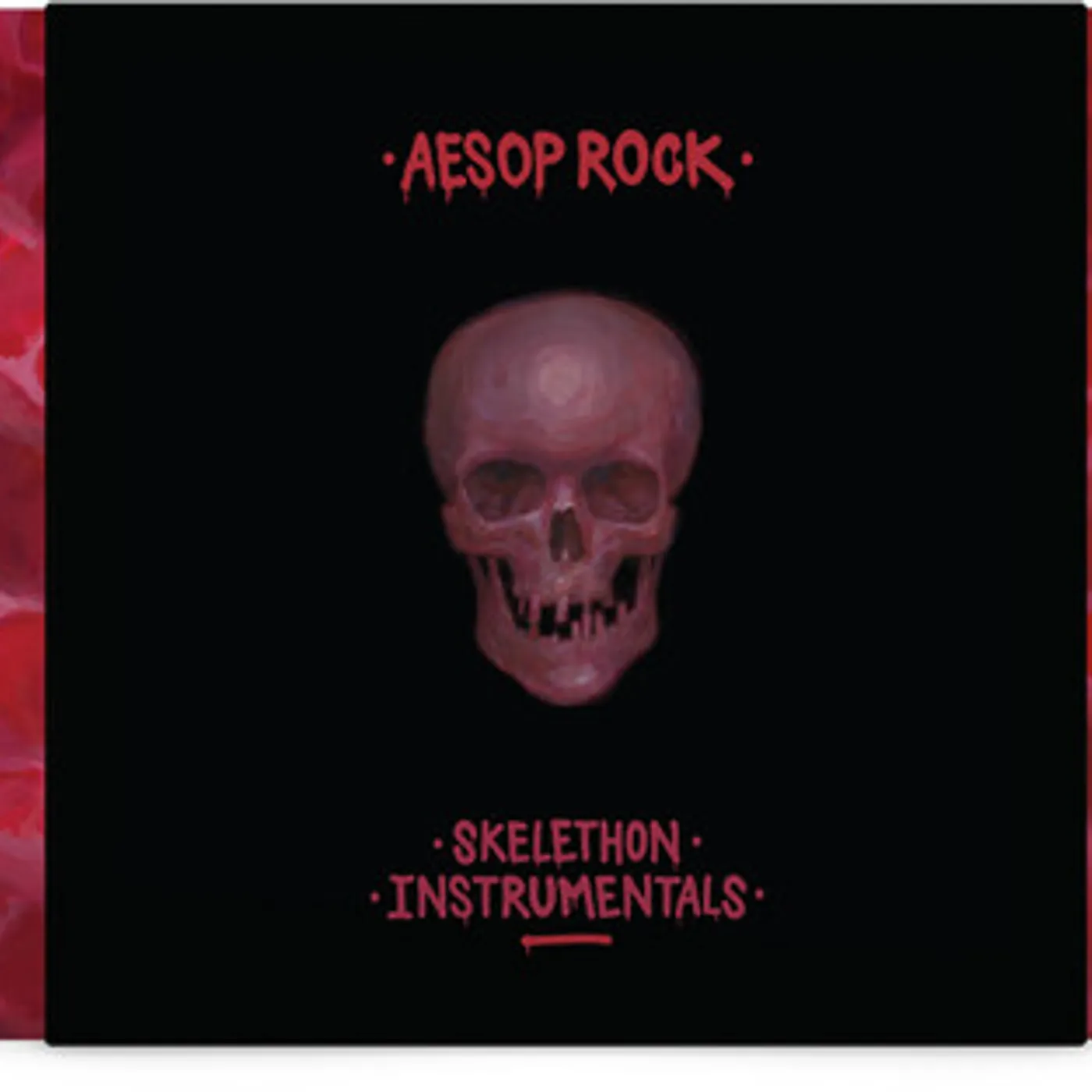 Aesop Rock SKELETHON (INSTRUMENTAL VERSION) MAROON/BLACK Vinyl Record