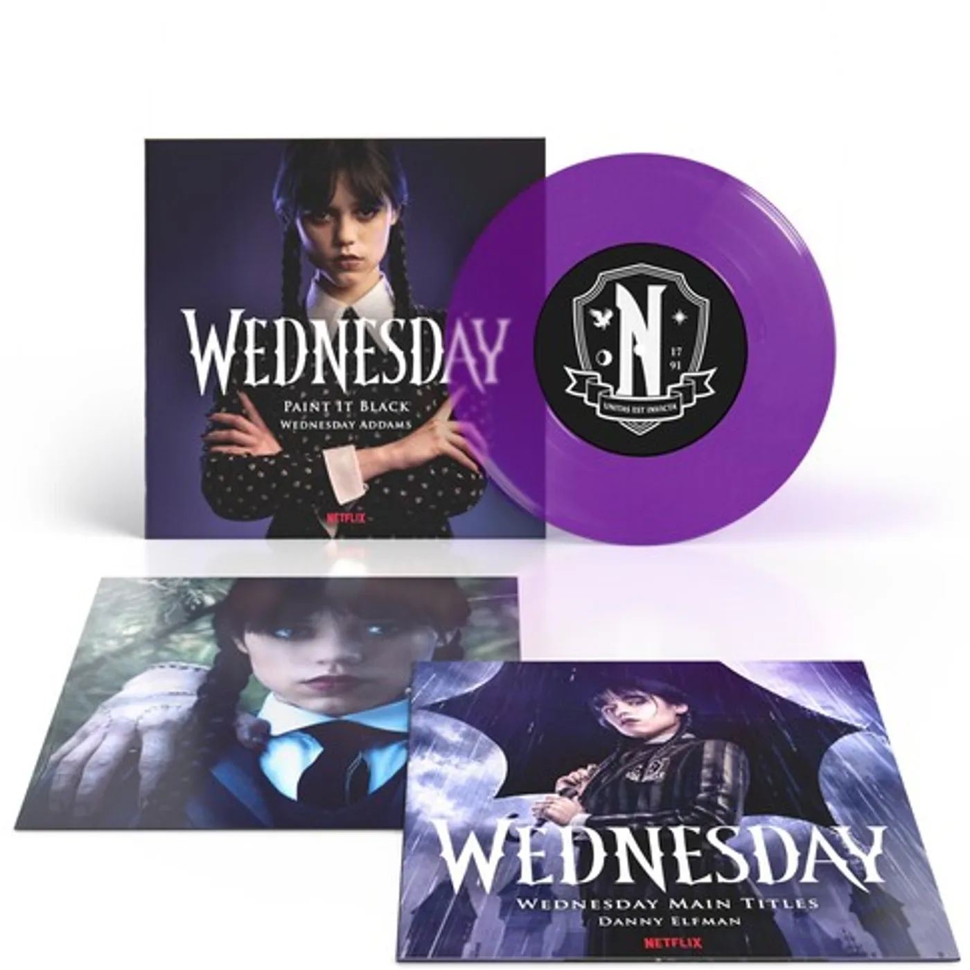 Wednesday Addams WEDNESDAY - PAINT IT BLACK / MAIN TITLES Vinyl Record