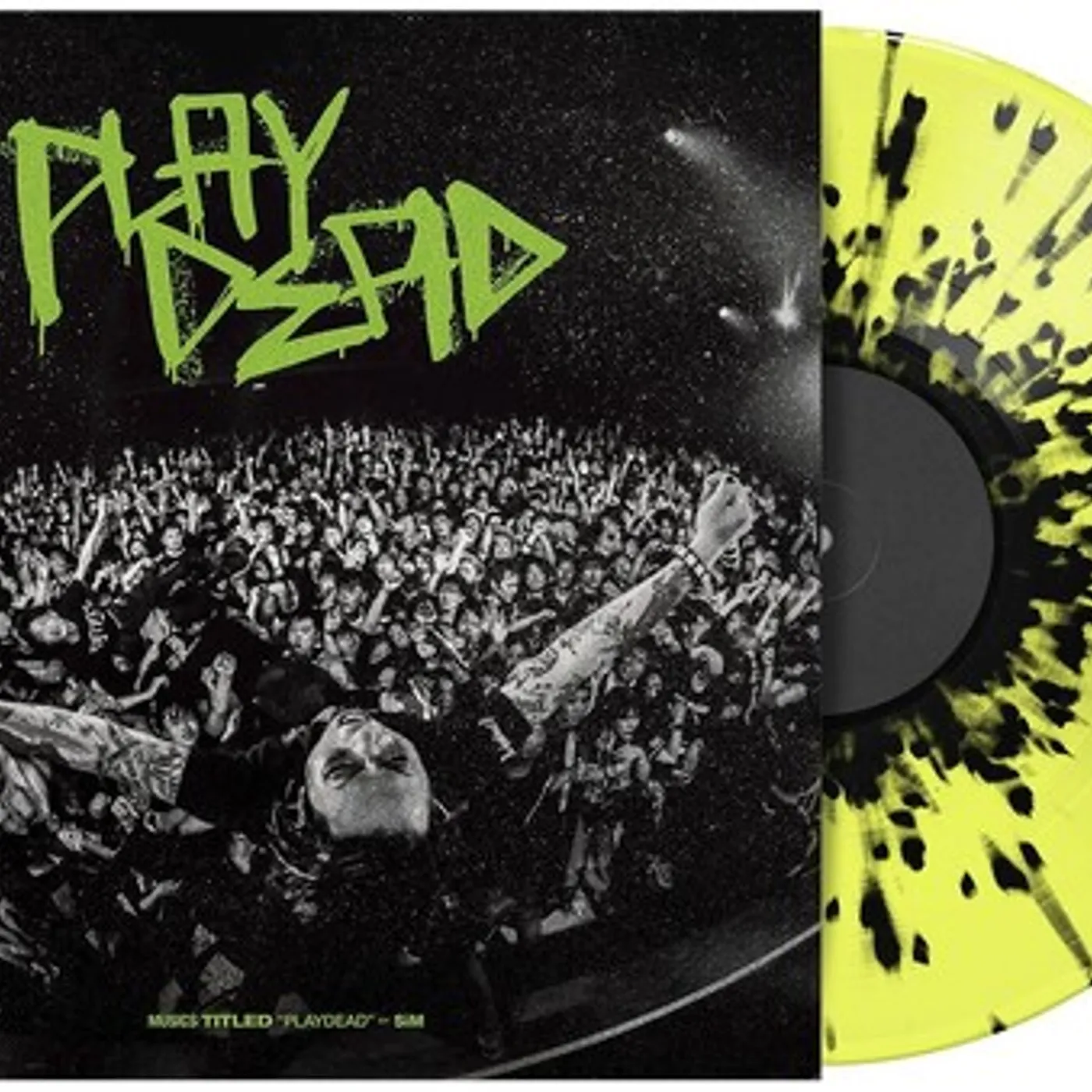 SiM Playdead (Yellow, Black Splatter) Vinyl Record