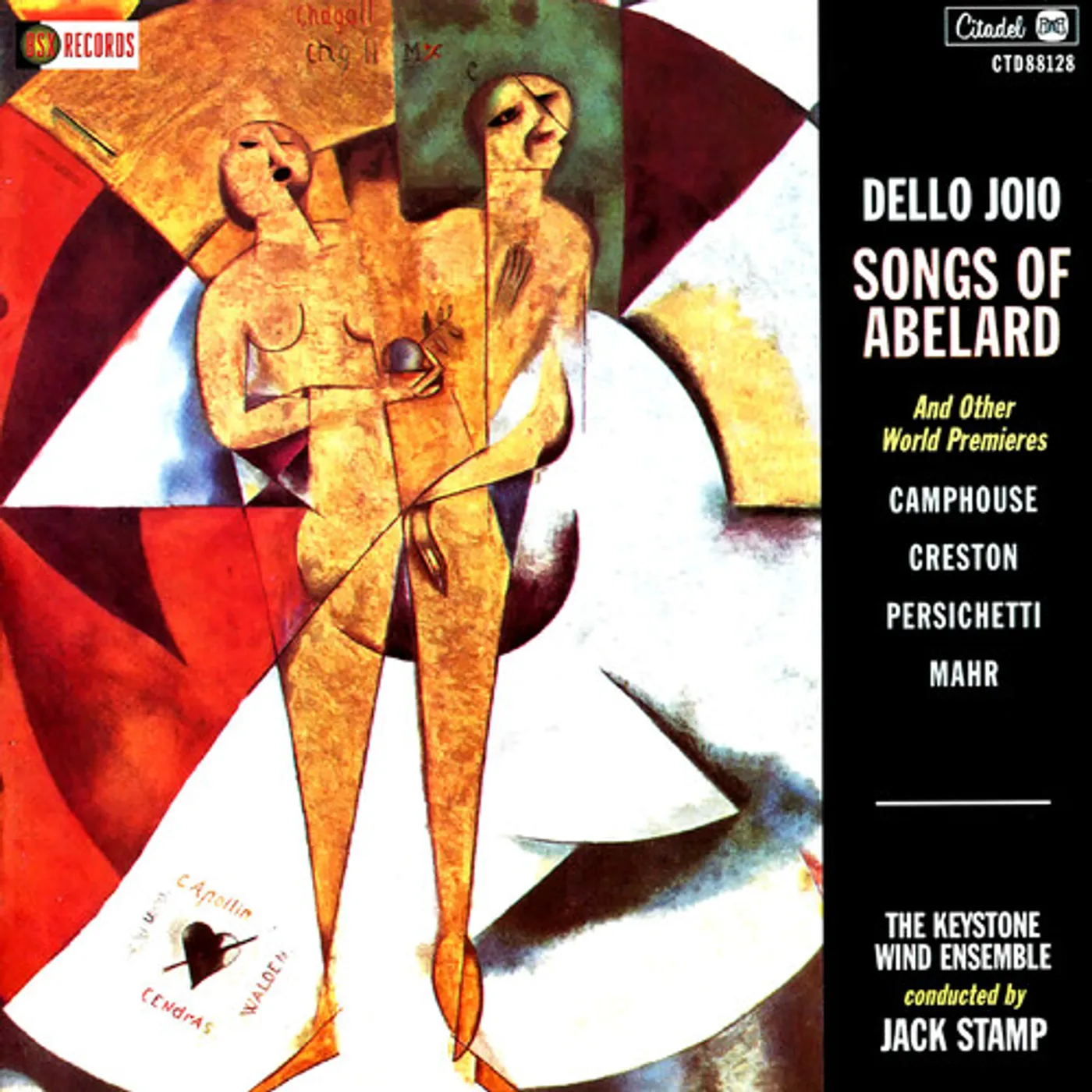 Norman Dello Joio SONGS OF ABELARD AND OTHER WORLD PREMIERES CD