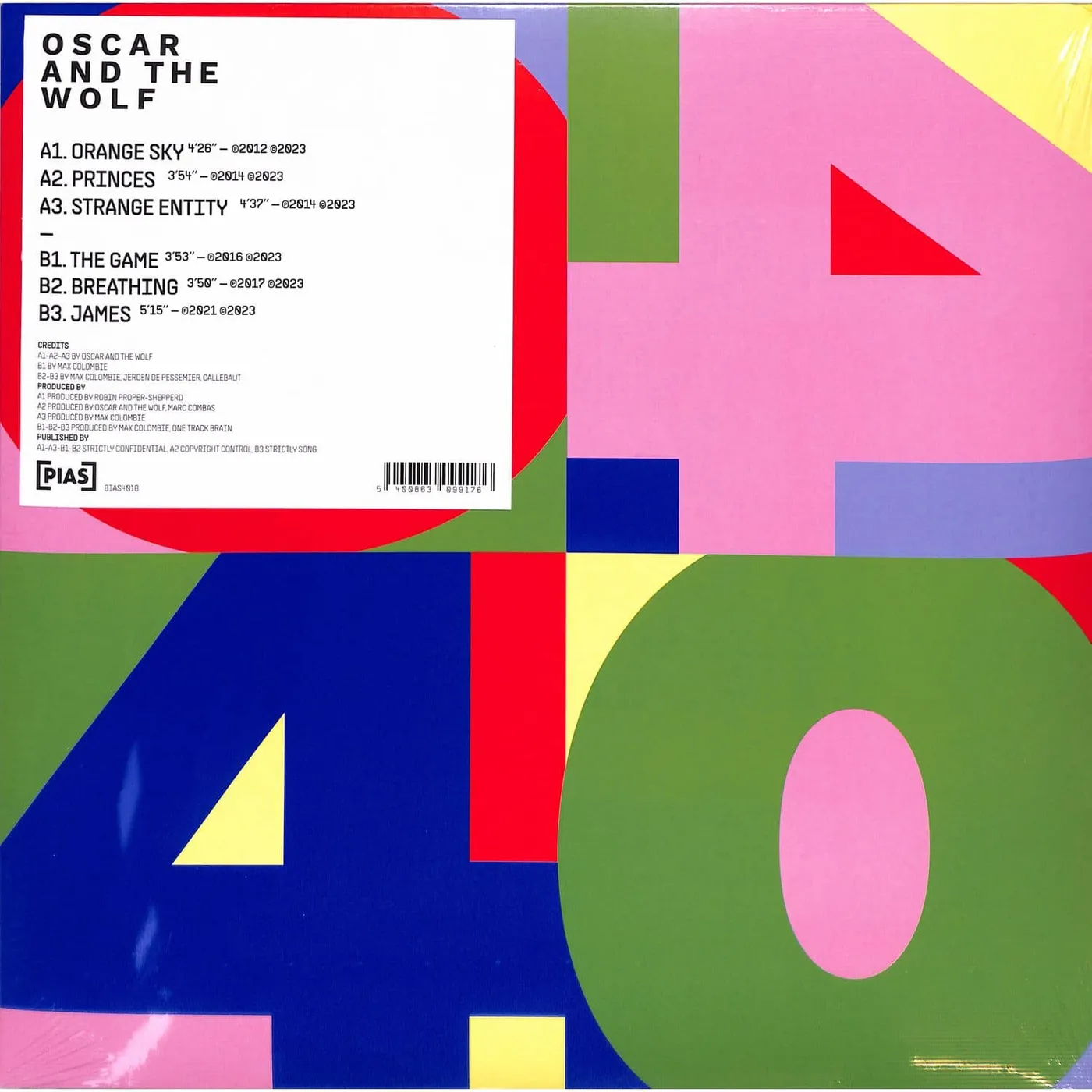 Oscar and the Wolf PIAS 40 Vinyl Record