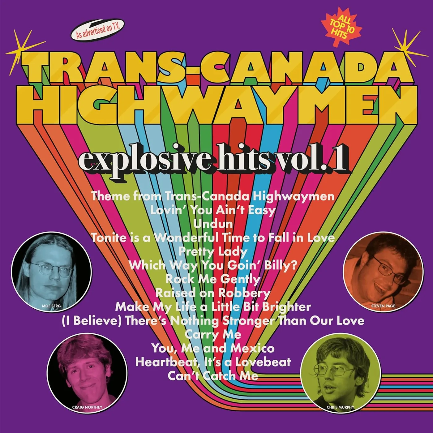 Trans-Canada Highwaymen EXPLOSIVE HITS VOL 1 Vinyl Record