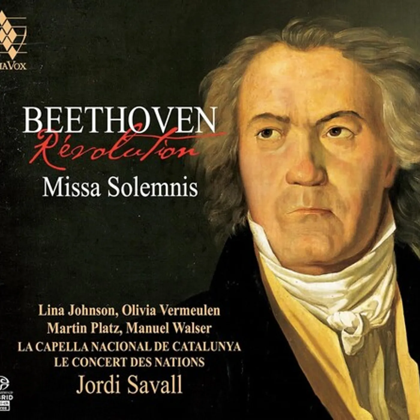 Jordi Savall BEETHOVEN: MISSA SOLEMNIS CD Super Audio CD