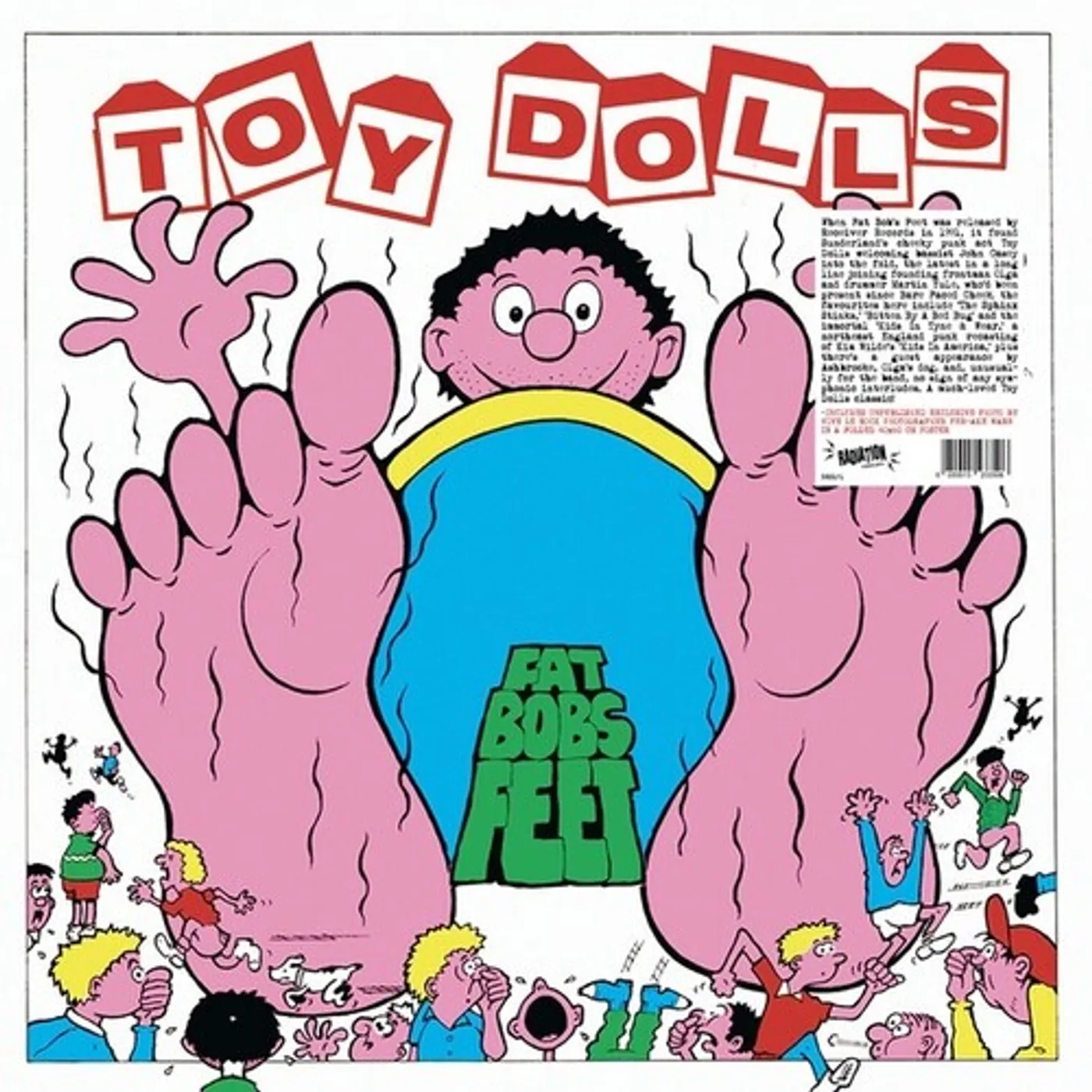 The Toy Dolls FAT BOBS FEET Vinyl Record