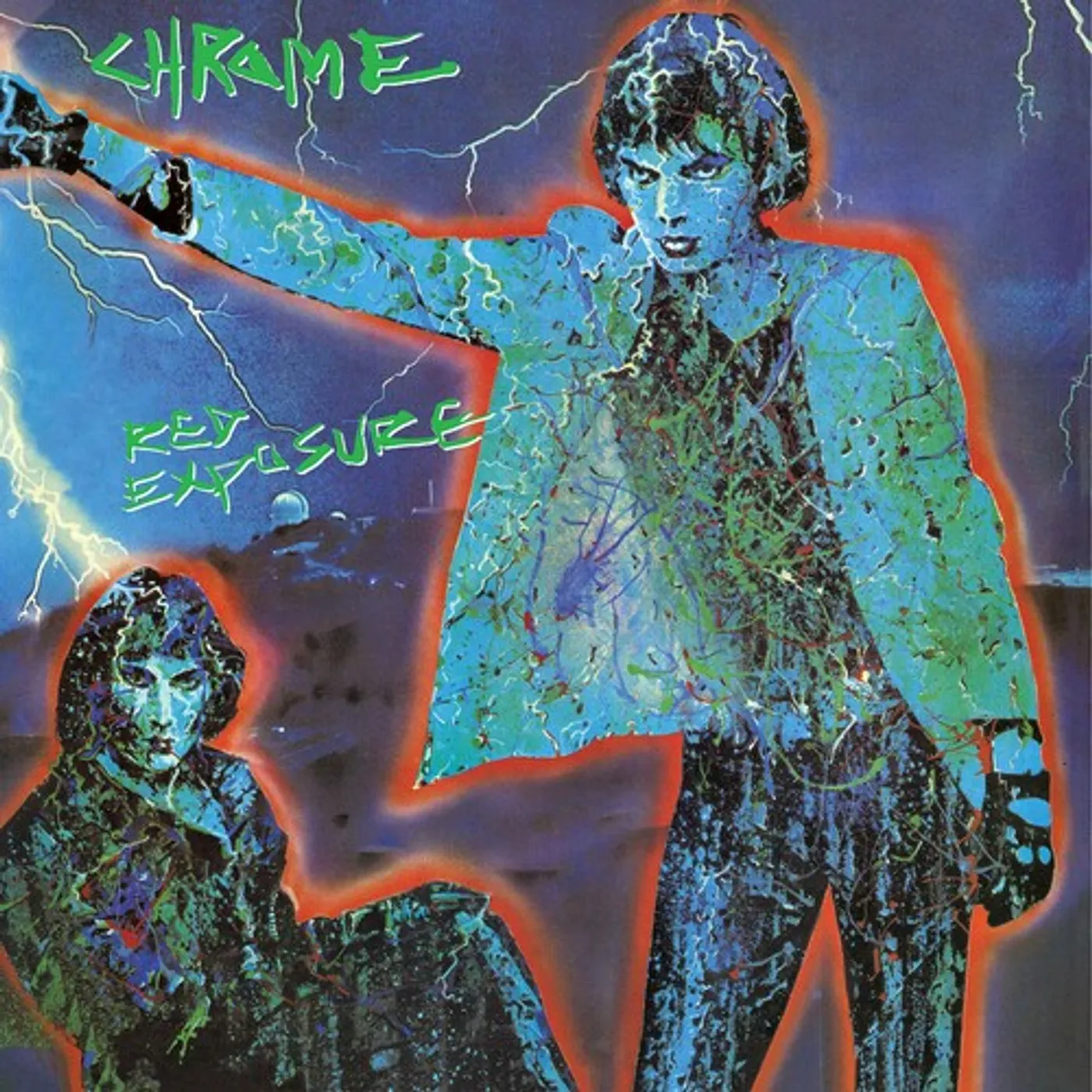 Chrome RED EXPOSURE - RED/GREEN Vinyl Record