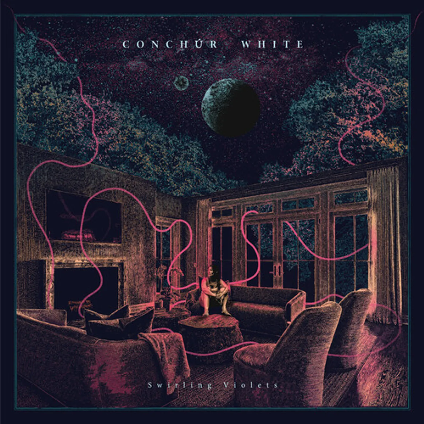 Conchúr White SWIRLING VIOLETS Vinyl Record