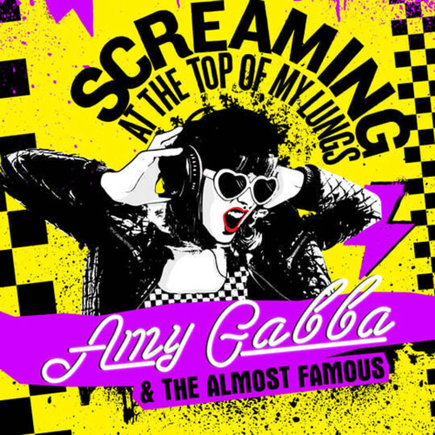 Amy Gabba and The Almost Famous SCREAMING AT THE TOP OF MY LUNGS Vinyl Record