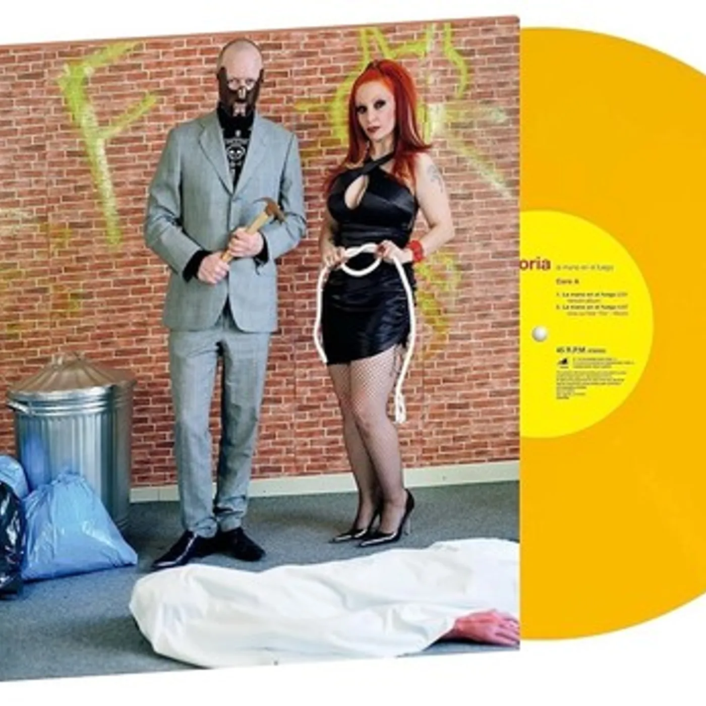 Fangoria LA MANO EN EL FUEGO SINGLE Vinyl Record