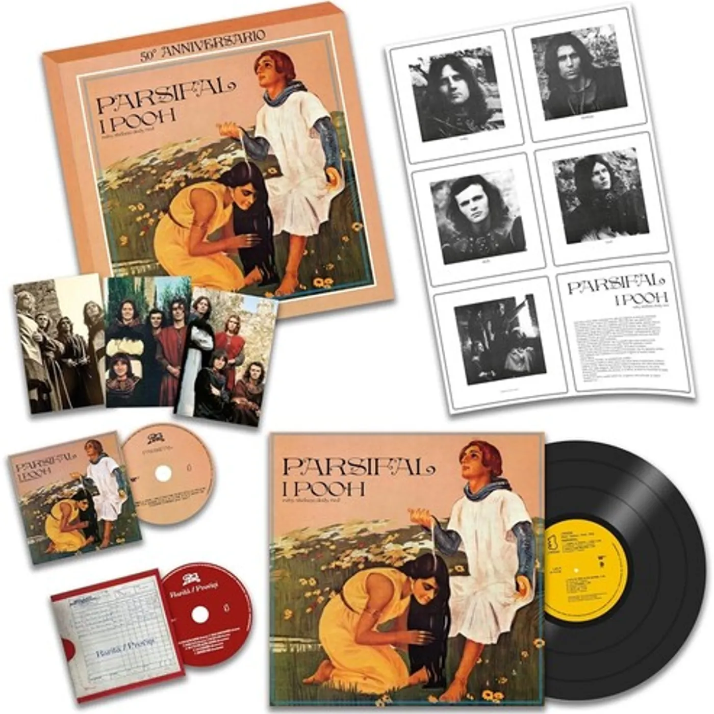 Pooh PARSIFAL: 50 ANNIVERSARIO Vinyl Record
