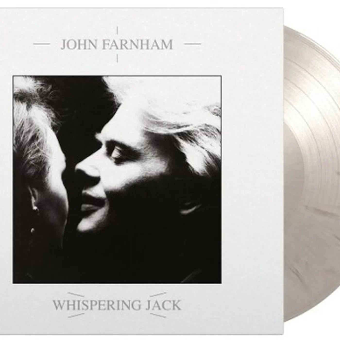 John Farnham Whispering Jack (Limited White & Black Marble) Vinyl Record