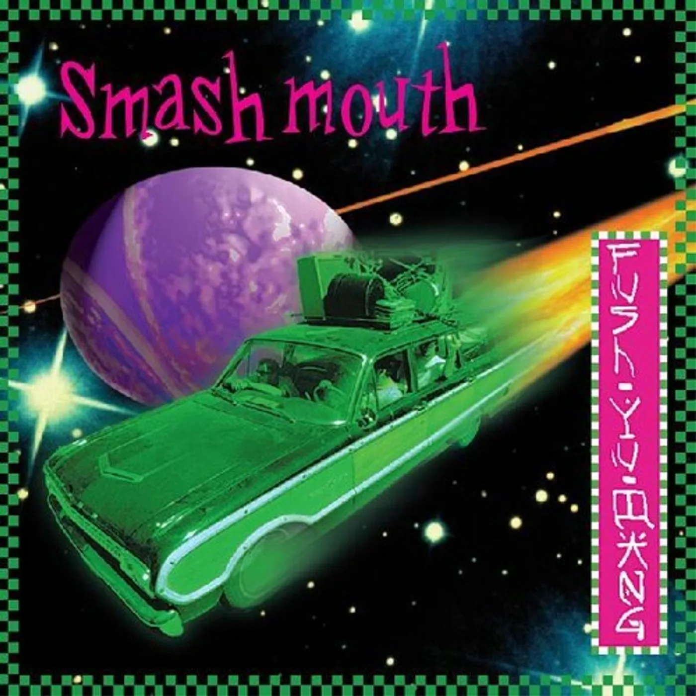 Smash Mouth Fush Yu Mang (Strawberry With Black Swirl) Vinyl Record