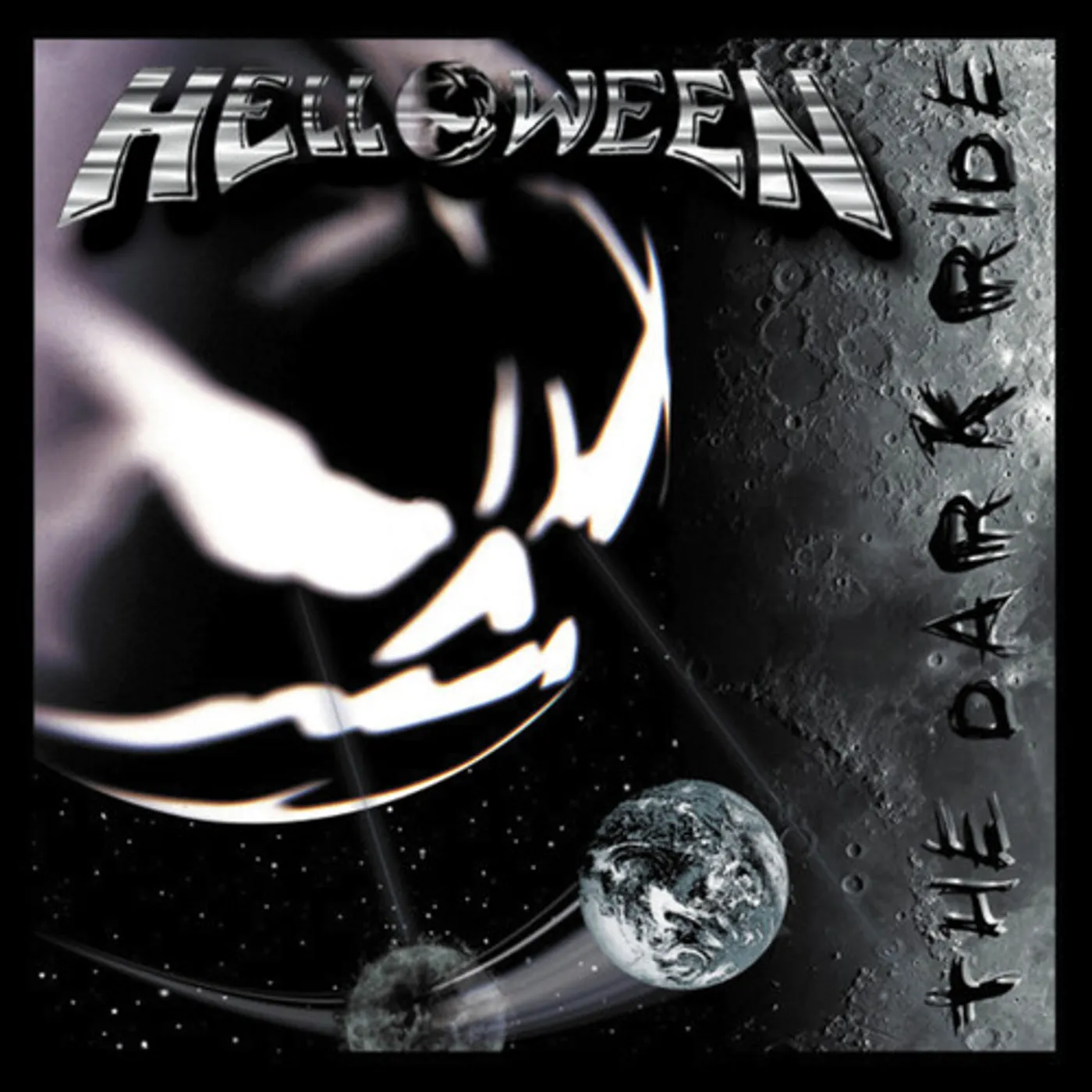 Helloween The Dark Ride (Blue/White Marbled) Vinyl Record
