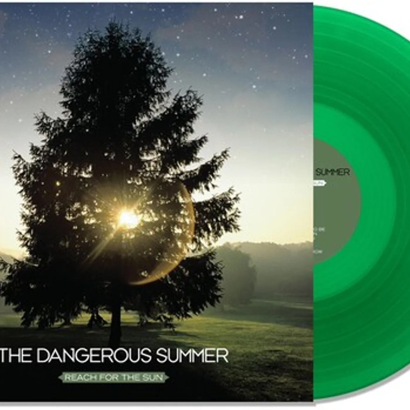 The Dangerous Summer REACH FOR THE SUN - GREEN Vinyl Record - Colored Vinyl, Green Vinyl
