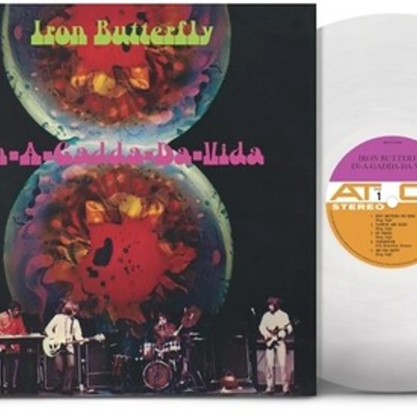 Iron Butterfly In-A-Gadda-Da-Vida (Rocktober) (Clear) Vinyl Record